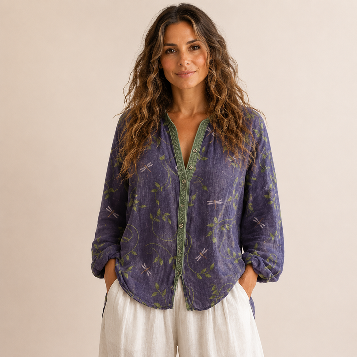 Irra | Blusa Estampada Vintage