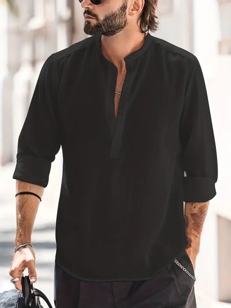 Camisa para hombre | Estilo bohemio de verano