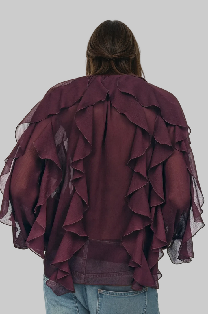 Pilar | Blusa con volantes