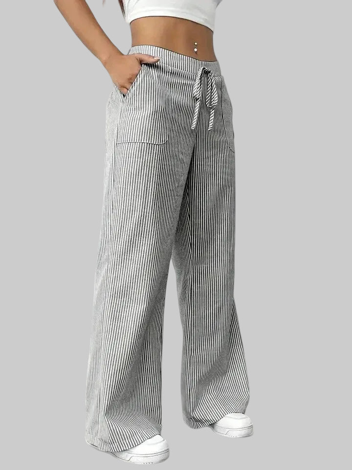 Dominique | Pantalones Cómodos de Pierna Ancha