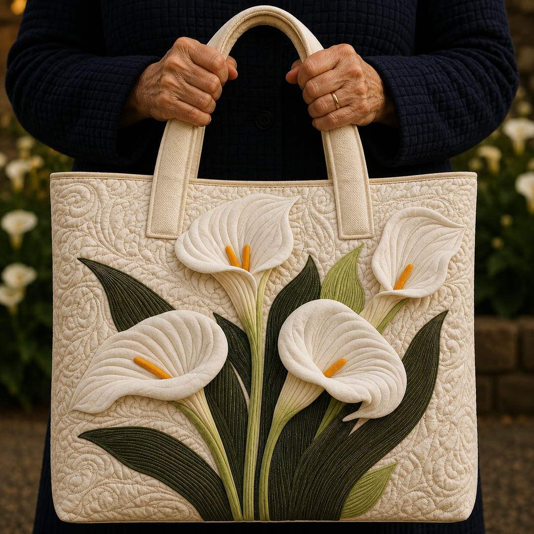 Lirios Blancos | Bolso Artesanal