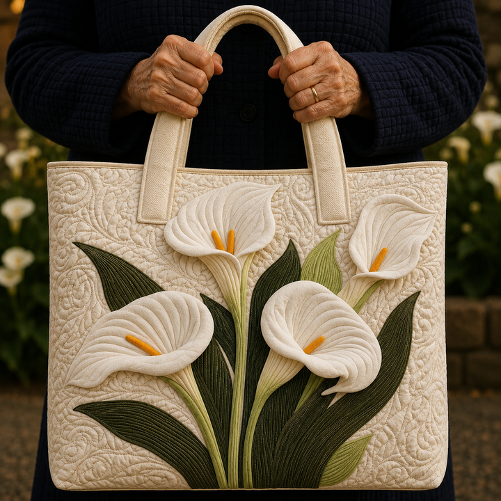 Lirios Blancos | Bolso Artesanal