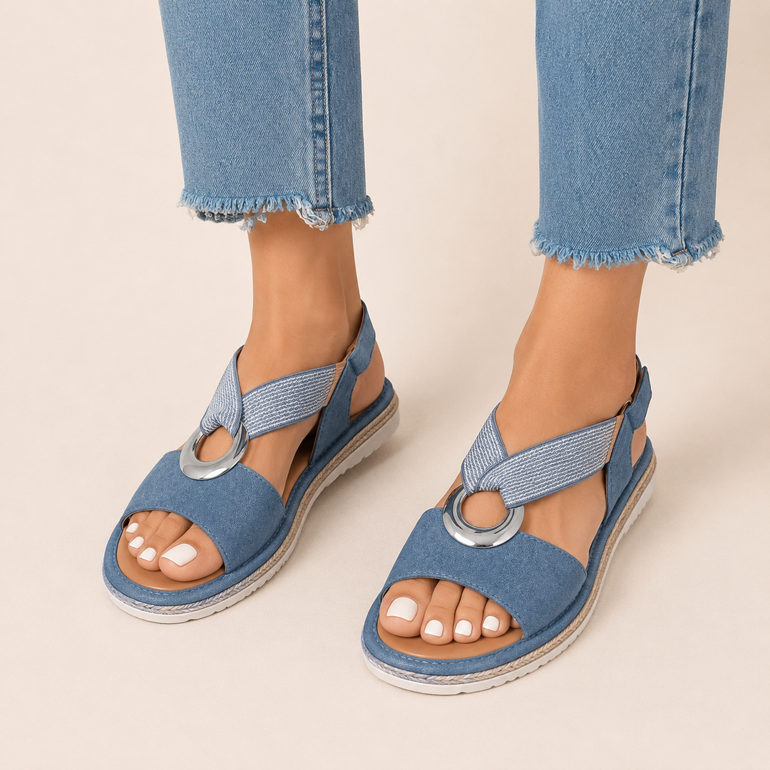 Gabriela | Sandalias Planas Premium