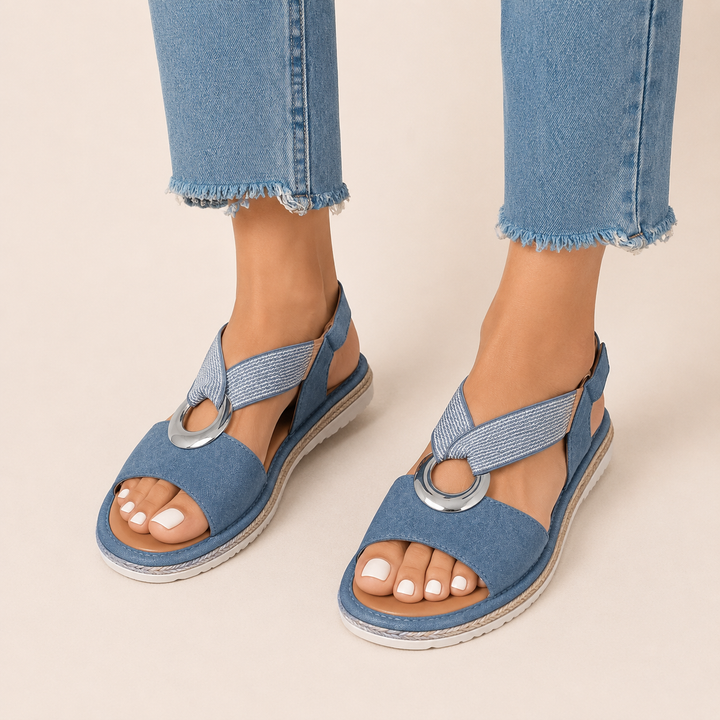 Gabriela | Sandalias Planas Premium