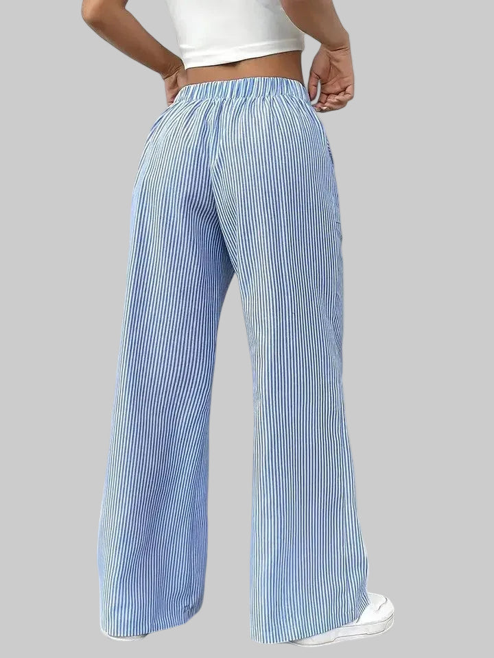 Dominique | Pantalones Cómodos de Pierna Ancha