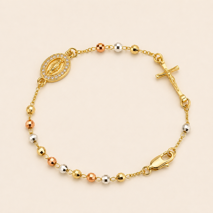Virgen María | Pulsera de Rosario Bendita