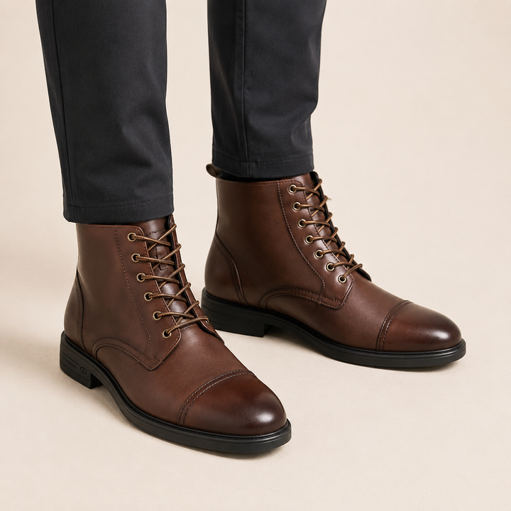Klaudiusz | Botines de Piel Genuina