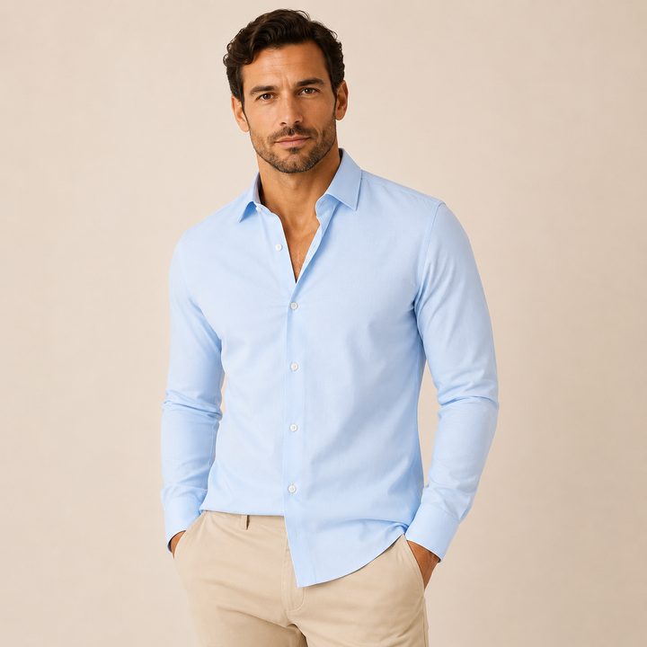Camisa de Hombre con Cremallera | Estilo Moderno