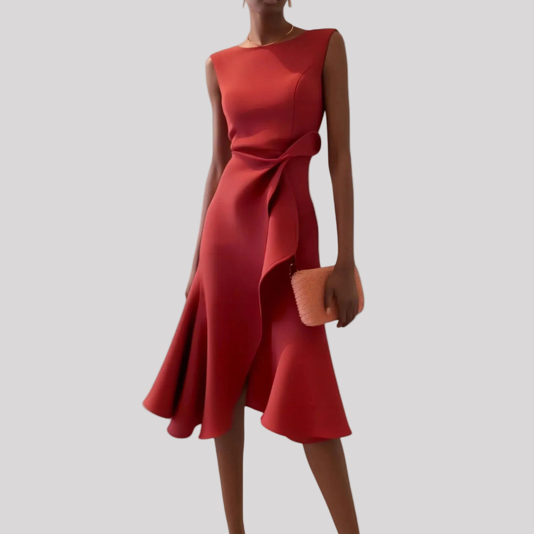 Juliette | Vestido Midi Drapeado