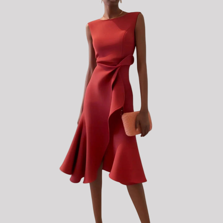 Juliette | Vestido Midi Drapeado
