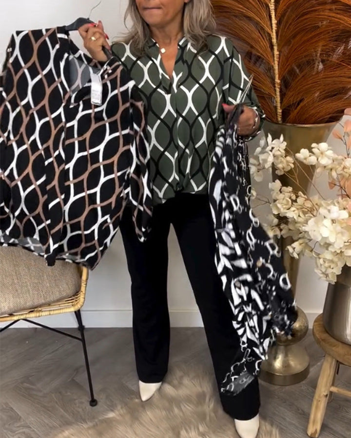 Noras | Blusa estampada gráfica