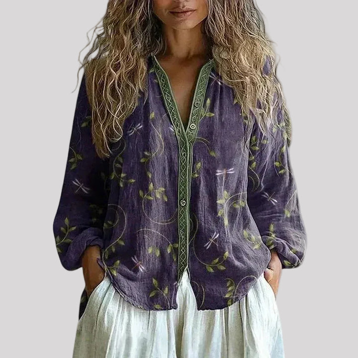 Irra | Blusa Estampada Vintage