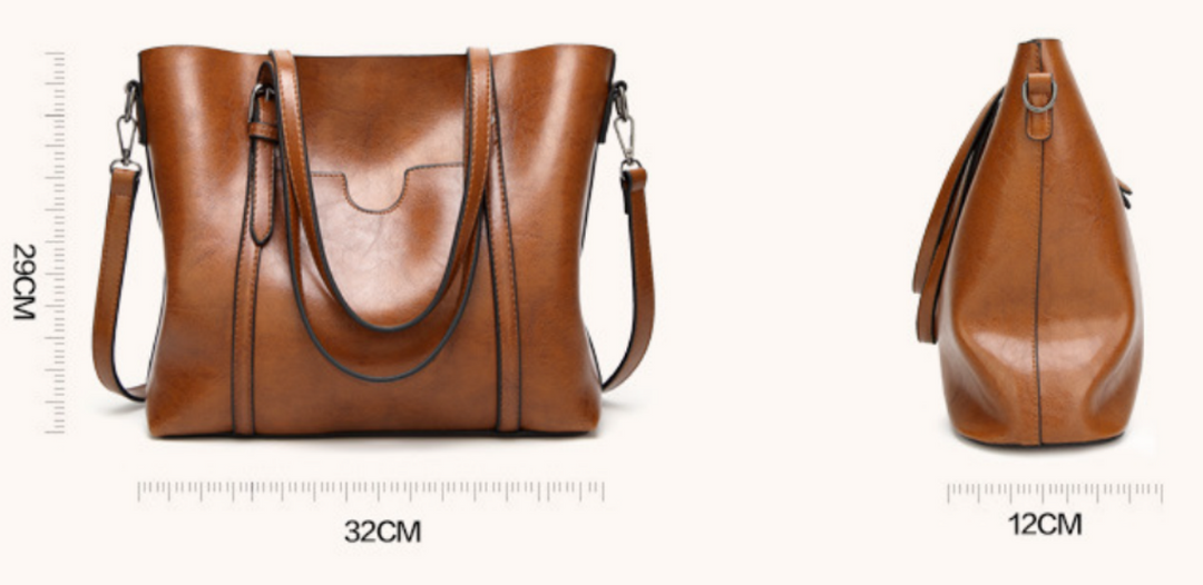 Clara | Bolso de Hombro de Cuero Elegante