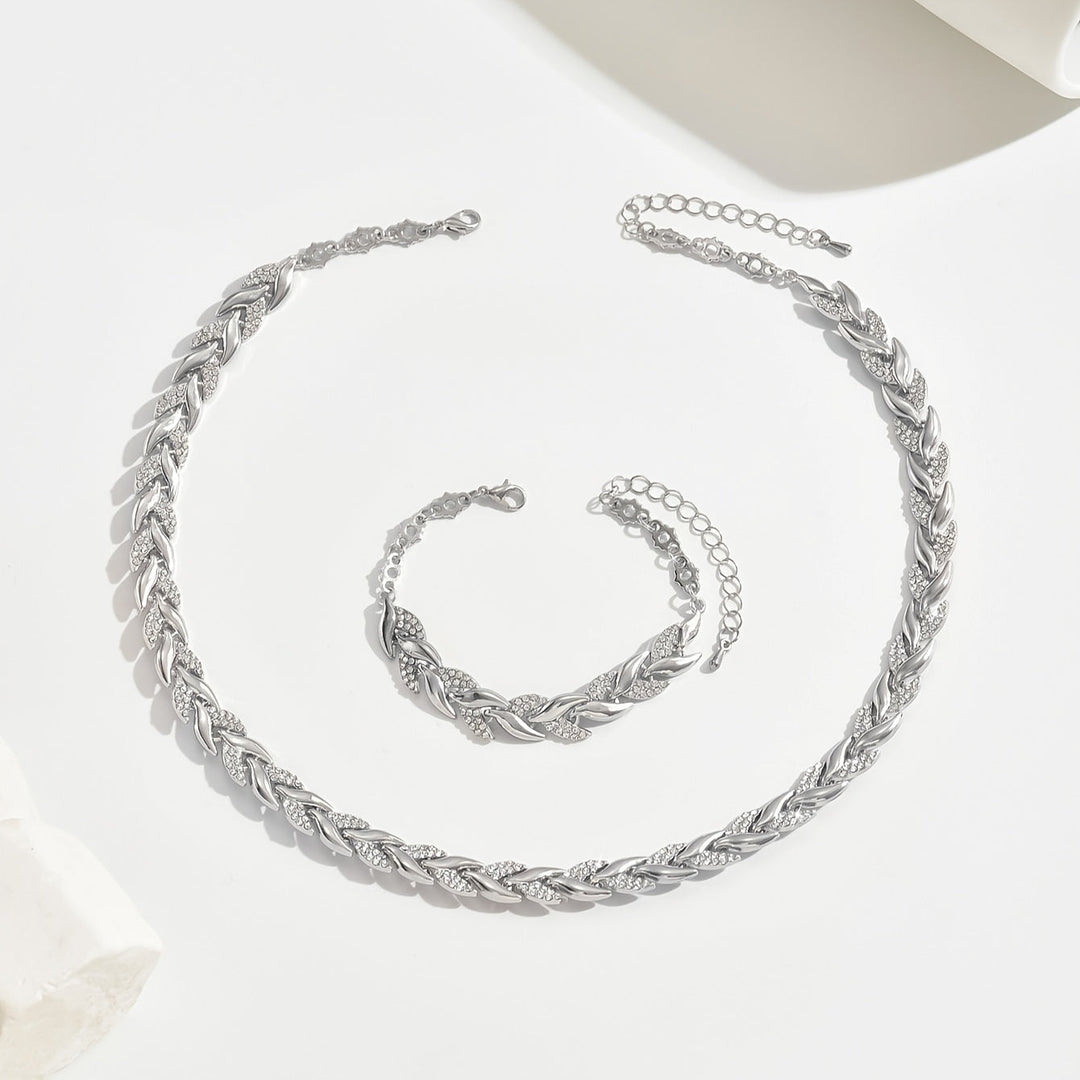 Claudine | Conjunto de joyas de cristal