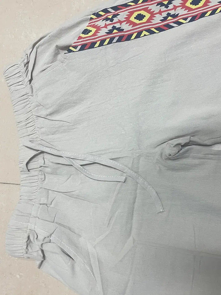Jastrzeń | Pantalón con Estampado Étnico