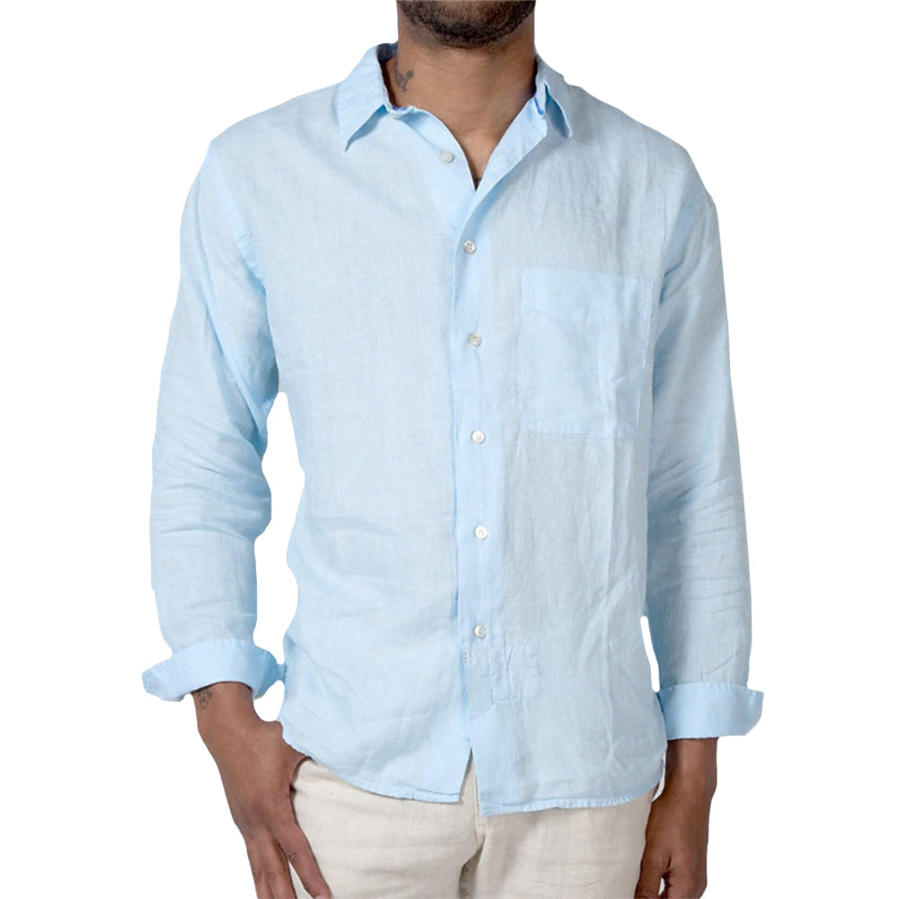 Camisa de lino para hombre | Manga larga
