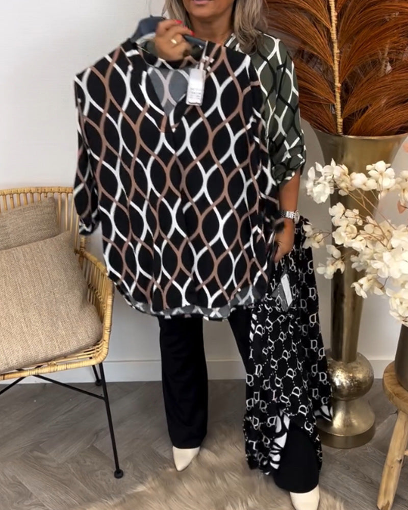 Noras | Blusa estampada gráfica