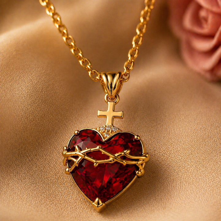 Protección | Collar Sagrado Corazón de Jesús