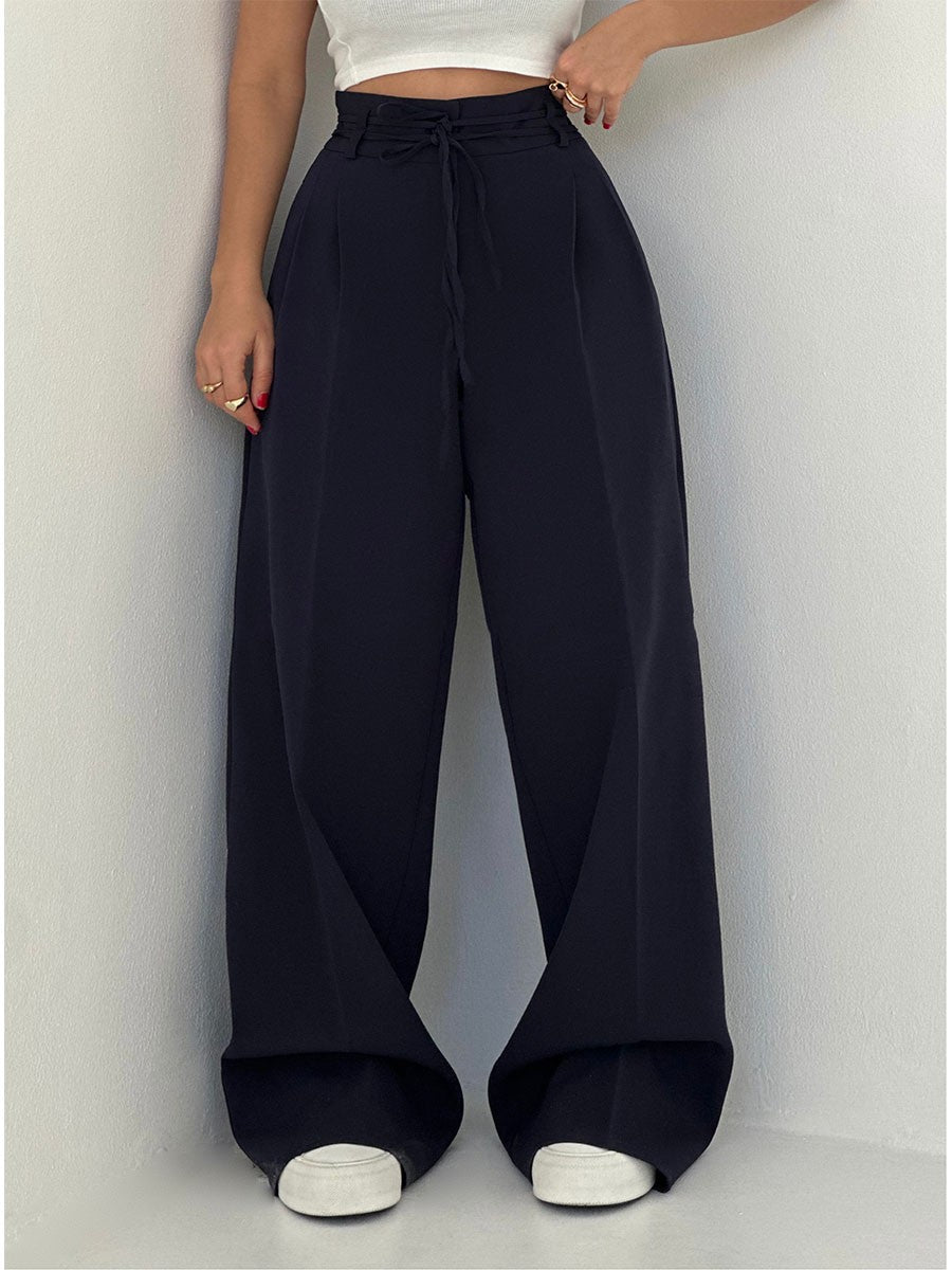 Stefania | Pantalón de tiro alto y pierna ancha