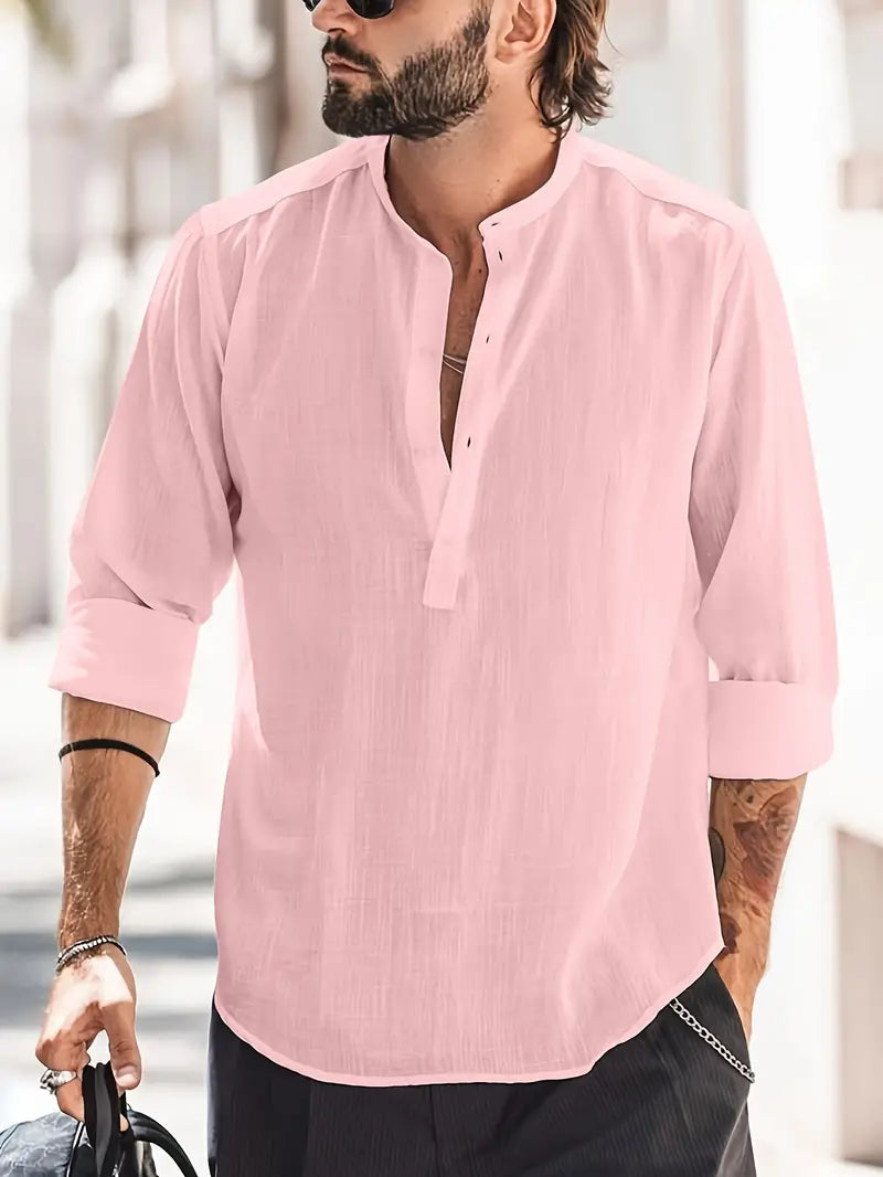 Camisa para hombre | Estilo bohemio de verano