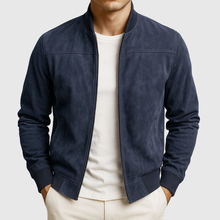 Daniel | Chaqueta de cuero afelpado