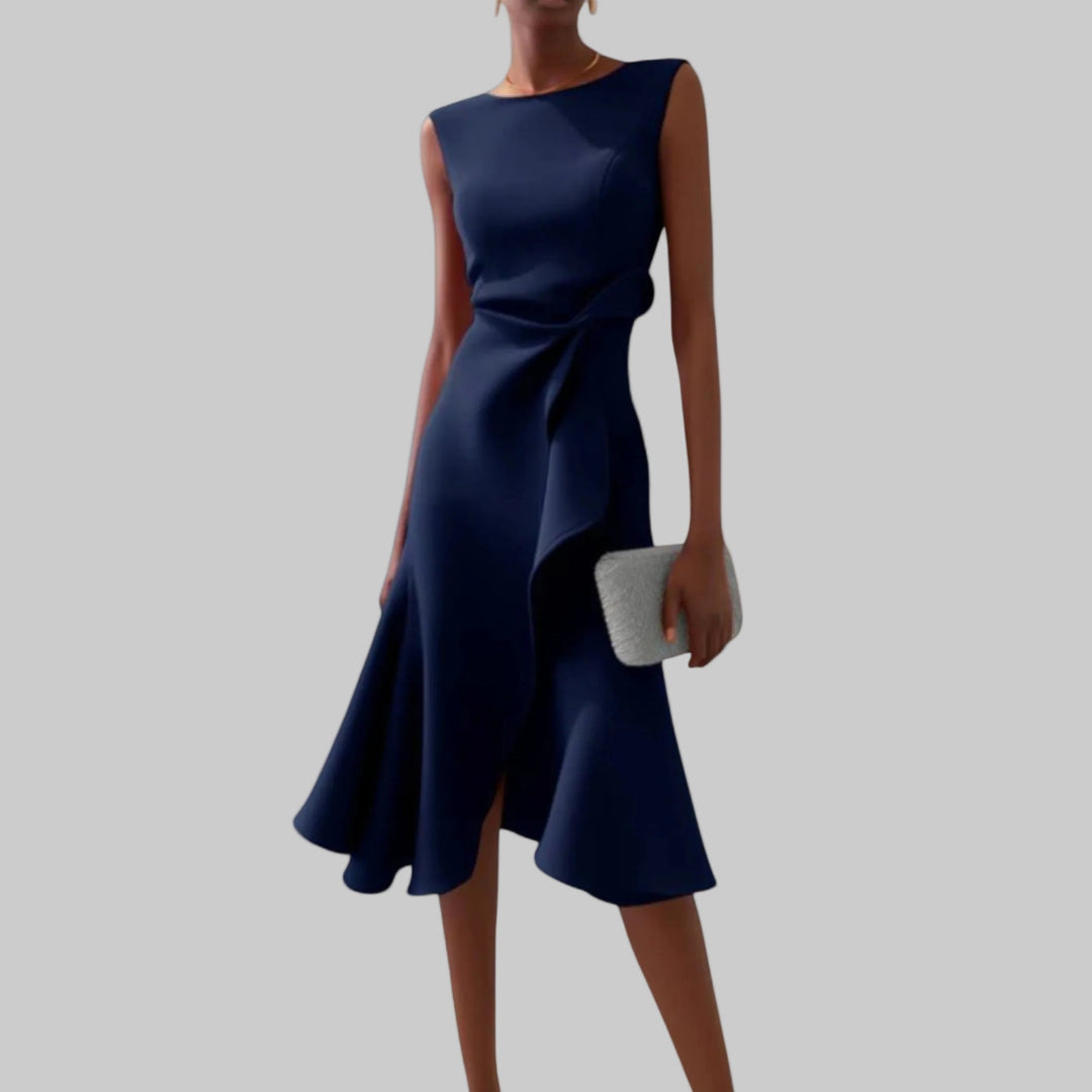 Juliette | Vestido Midi Drapeado