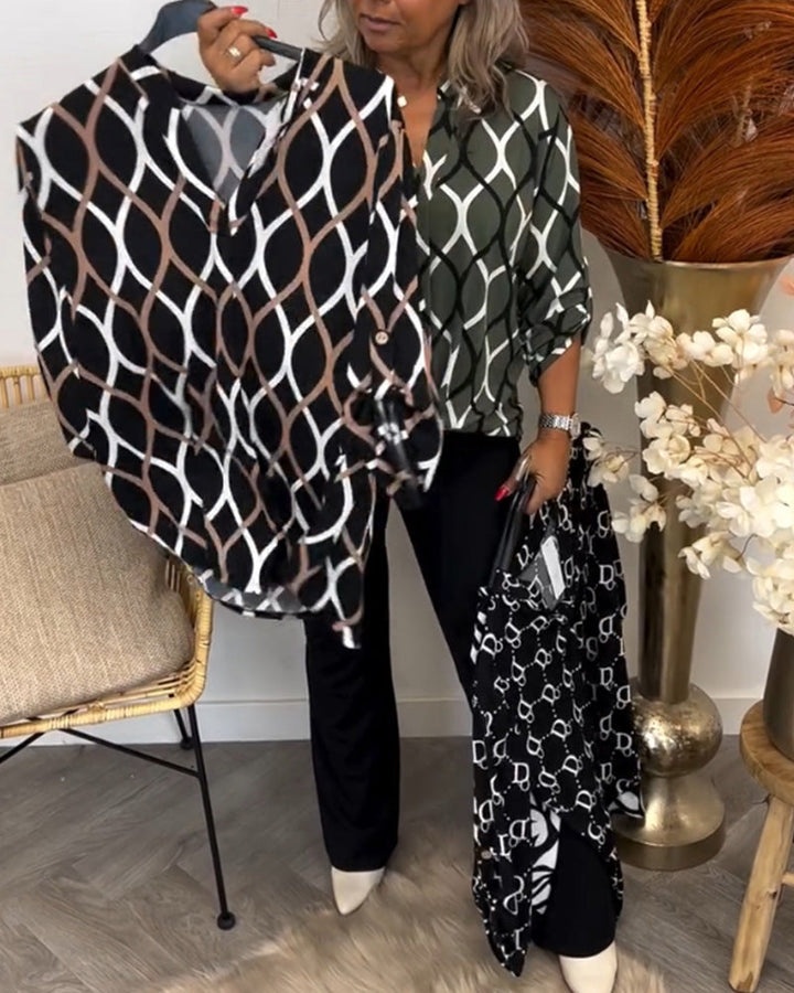 Noras | Blusa estampada gráfica