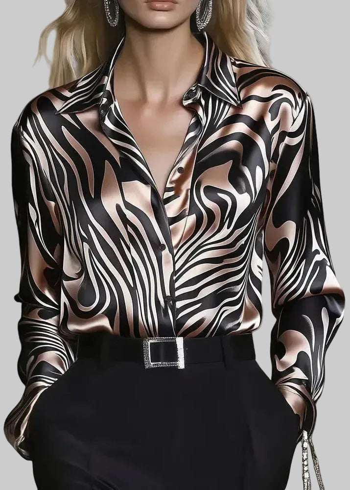 Cebra | Camisa elegante y chic con un estampado llamativo