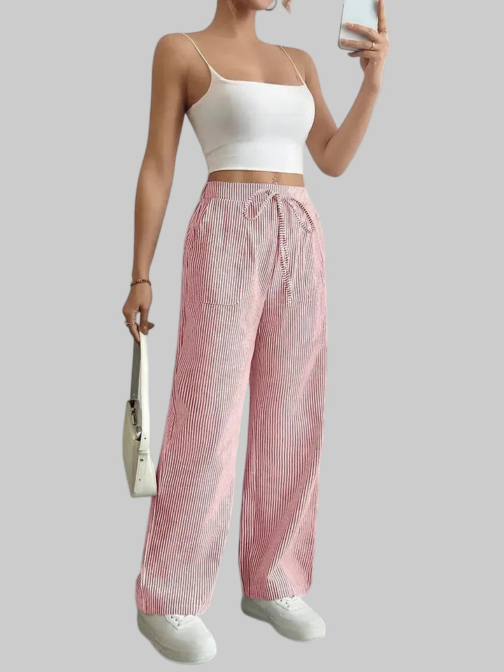 Dominique | Pantalones Cómodos de Pierna Ancha