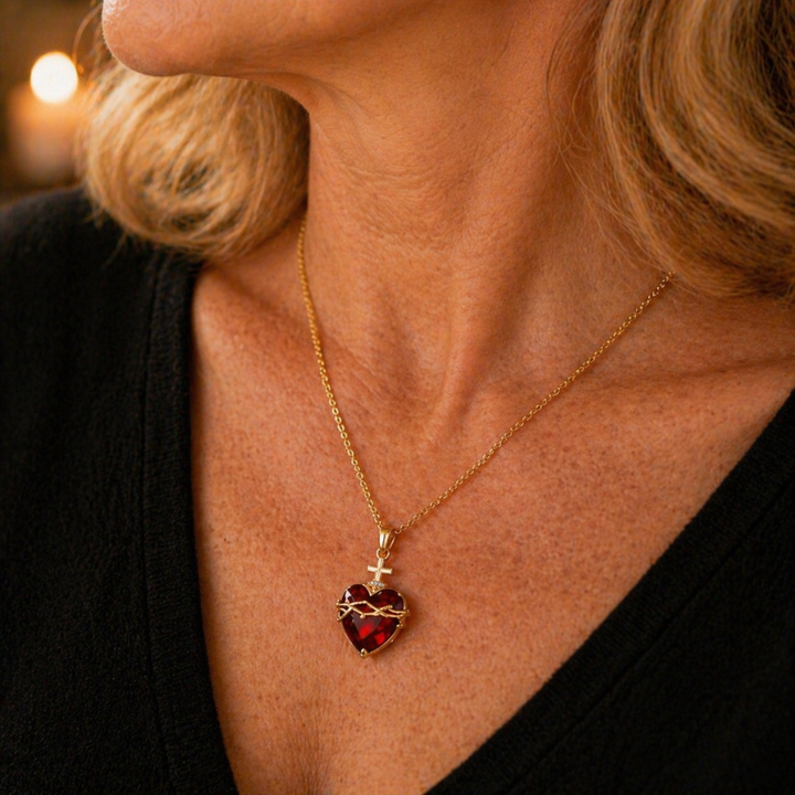 Protección | Collar Sagrado Corazón de Jesús