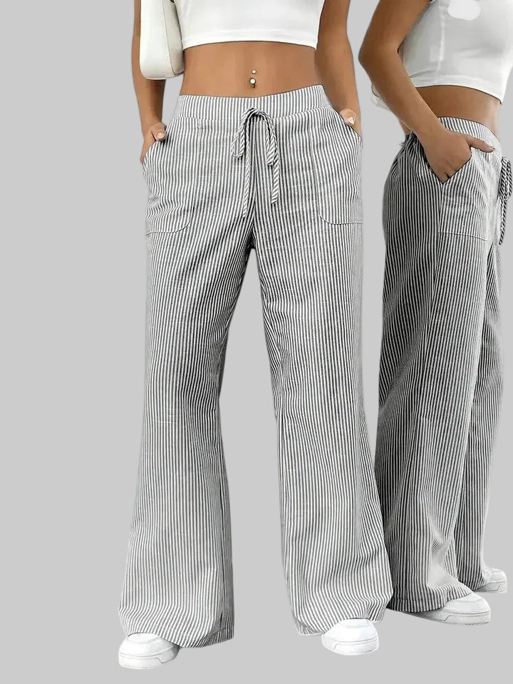 Dominique | Pantalones Cómodos de Pierna Ancha