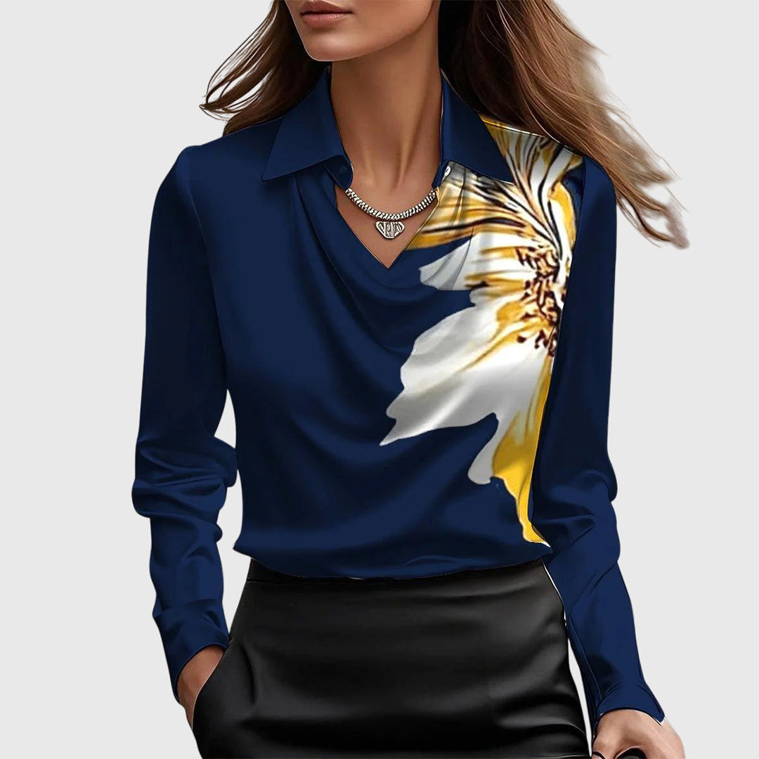 Mirela | Blusa Plisada con Lúrex
