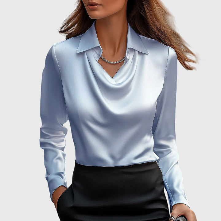 Mirela | Blusa Plisada con Lúrex