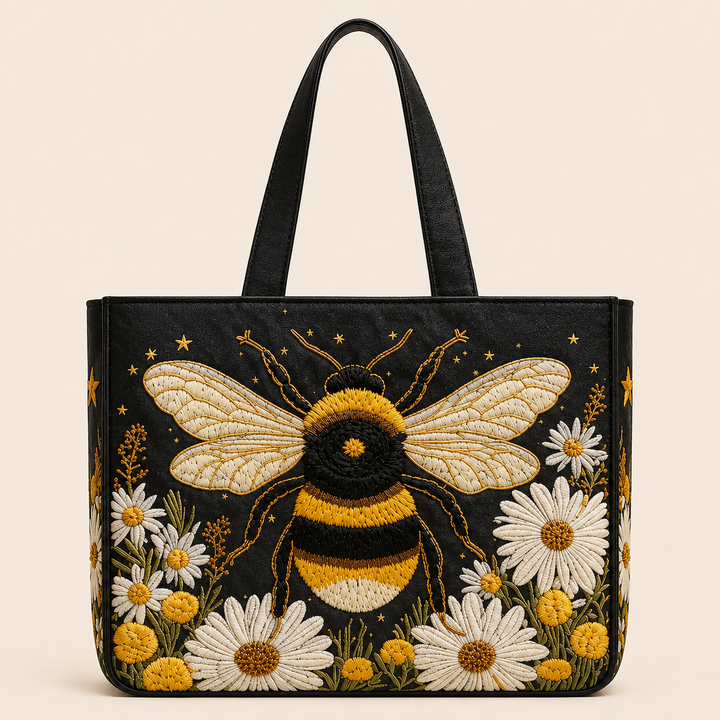 La Abejita y las Siete Flores | Bolso Artesanal