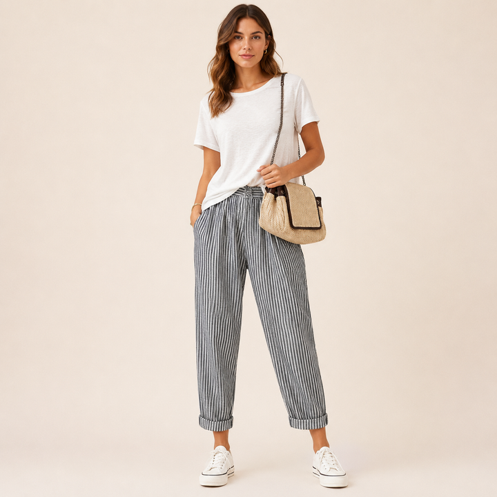 Clara | Pantalones de rayas