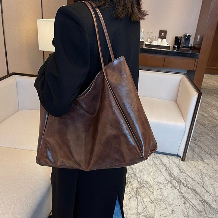 Amara | Bolso de mano de cuero retro