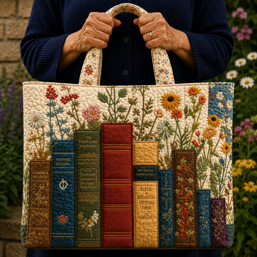 Libros y Flores | Bolso Artesanal