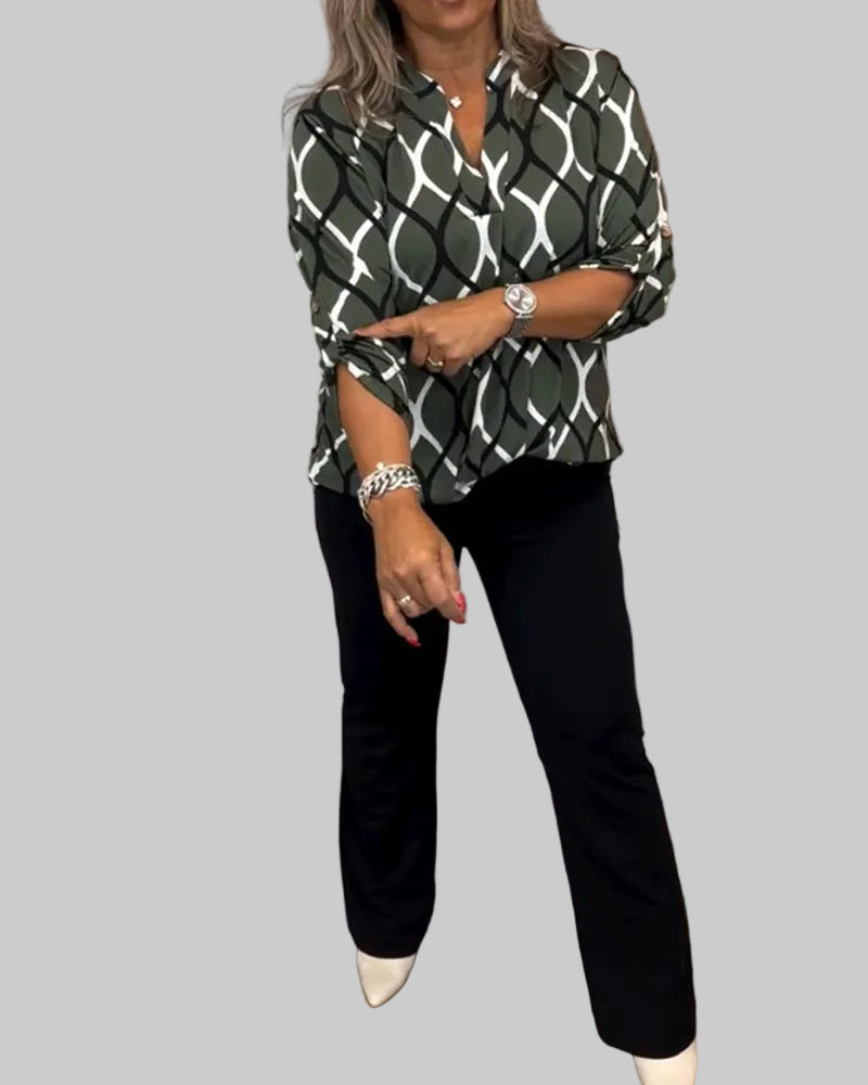 Noras | Blusa estampada gráfica