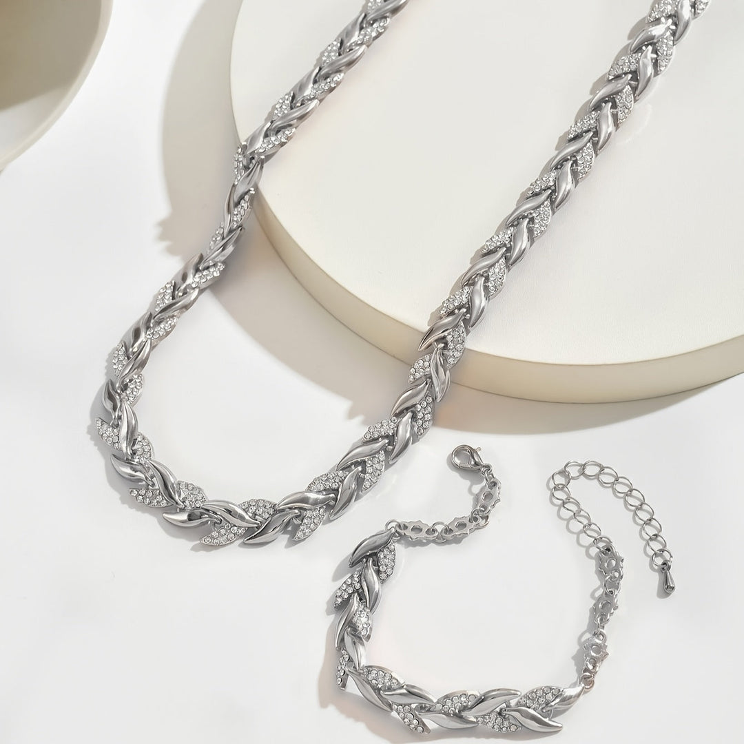 Claudine | Conjunto de joyas de cristal