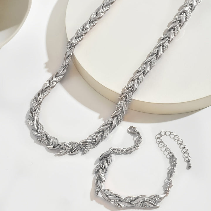 Claudine | Conjunto de joyas de cristal