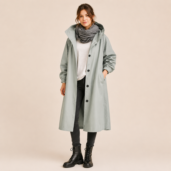 Doro | Gabardina extragrande con capucha