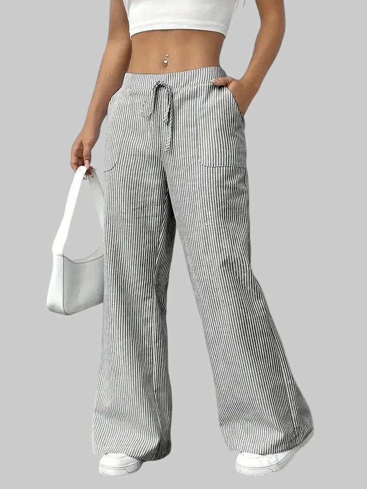 Dominique | Pantalones Cómodos de Pierna Ancha