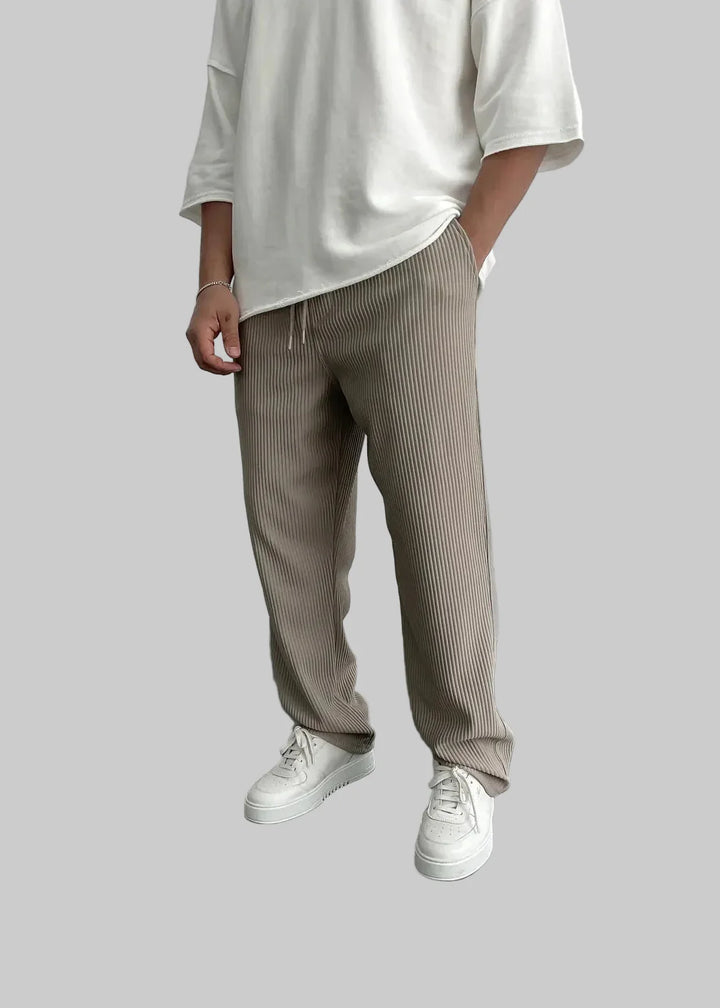 Żelisław | Pantalón holgado de canalé