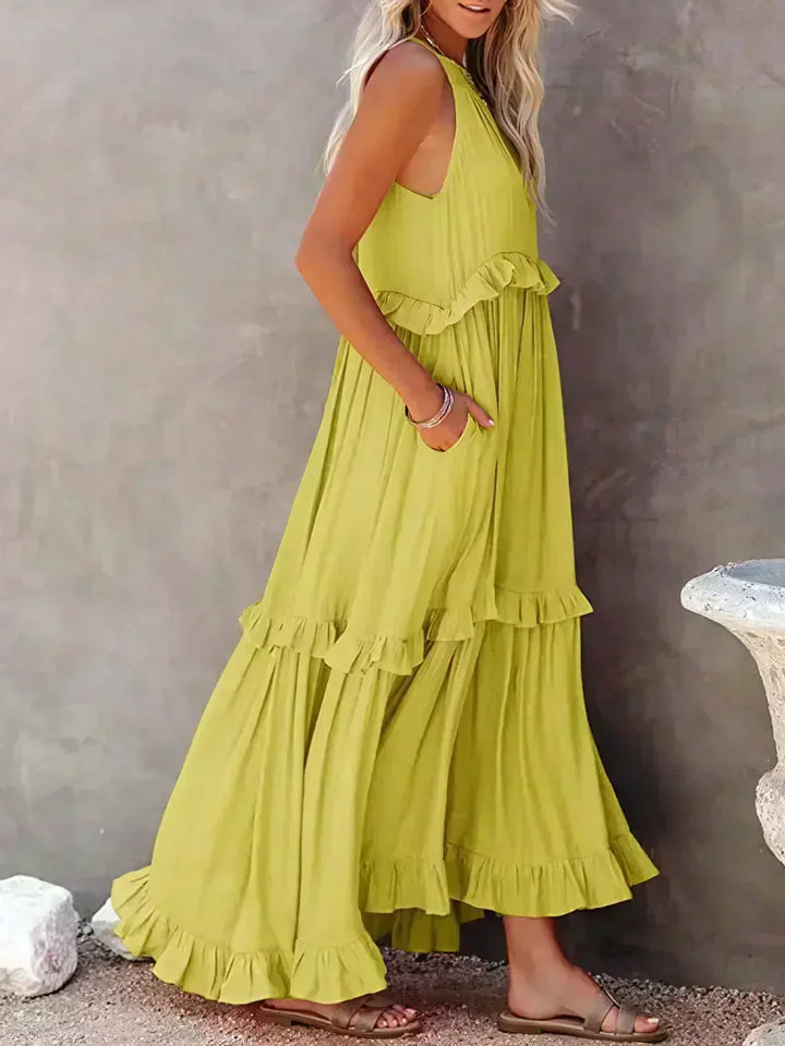Aneta | Vestido elegante sin mangas