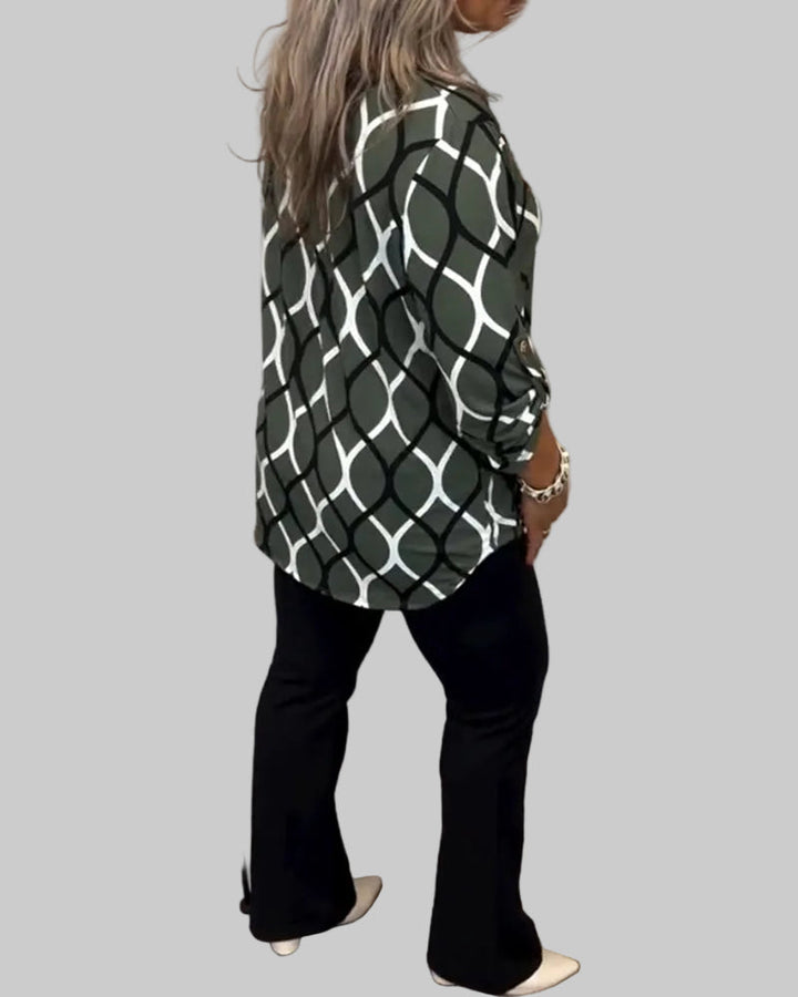Noras | Blusa estampada gráfica