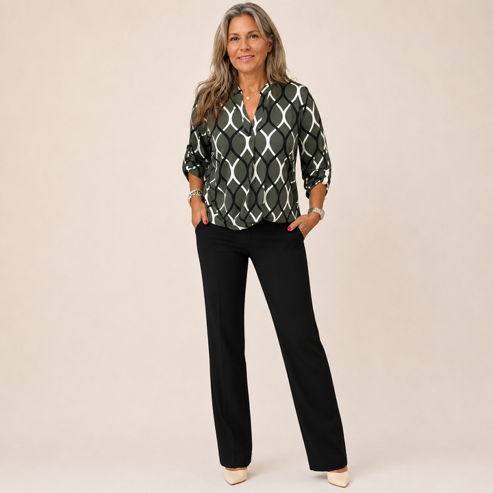 Noras | Blusa estampada gráfica