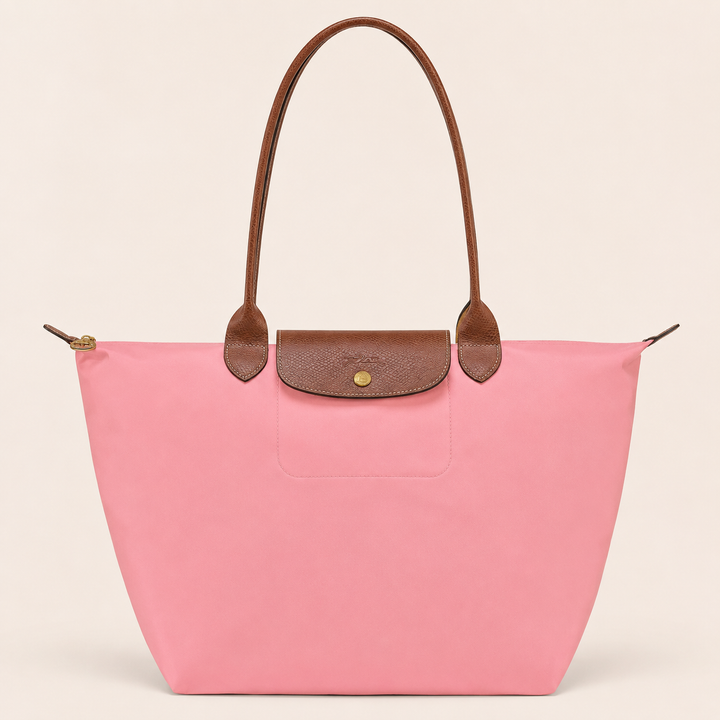 Rosa empolvado | Bolso shopper grande