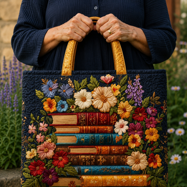 Libros y Flores | Bolso Artesanal