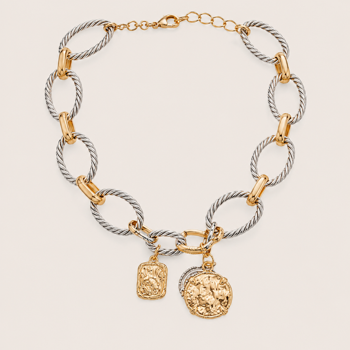 Vintage | Collar azul oscuro
