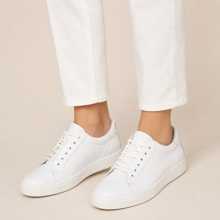 Bart | Zapatillas Deportivas de Cuero Blanco